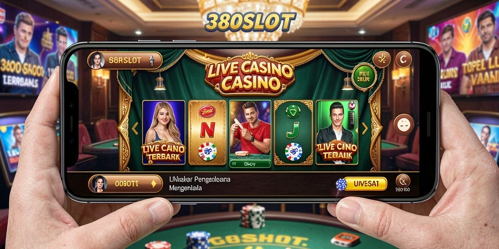 Tampilan gameplay Live Casino yang mengesankan di 380SLOT.