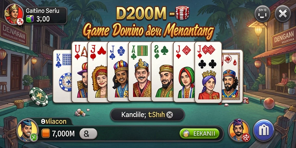 Tampilan gameplay D200M yang seru dan interaktif.