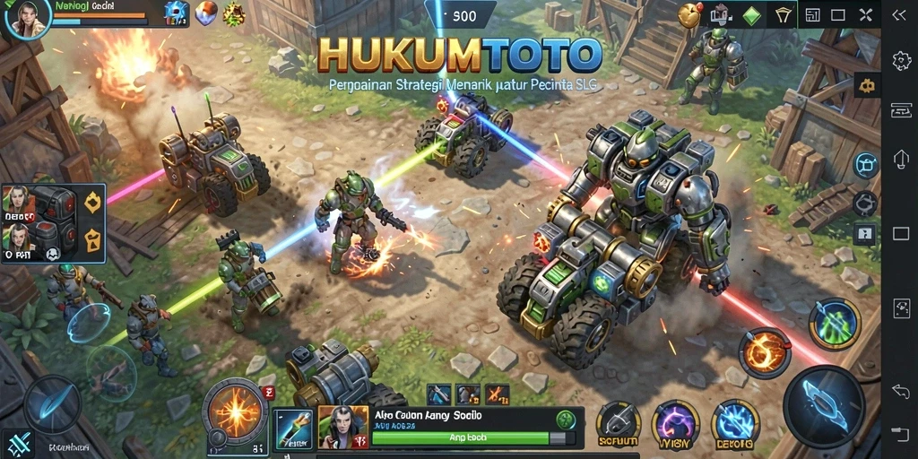 Tampilan gameplay HUKUMTOTO yang dinamis dan strategis.