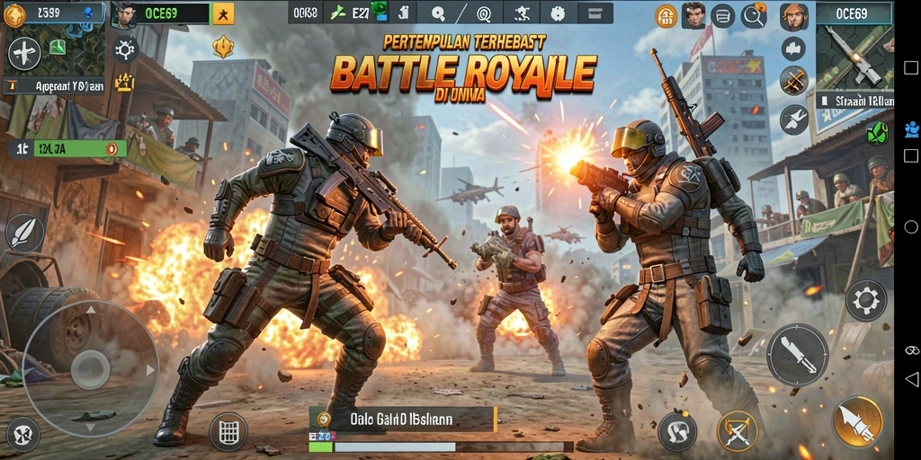Tampilan gameplay OCE69 yang mendebarkan dan penuh aksi.