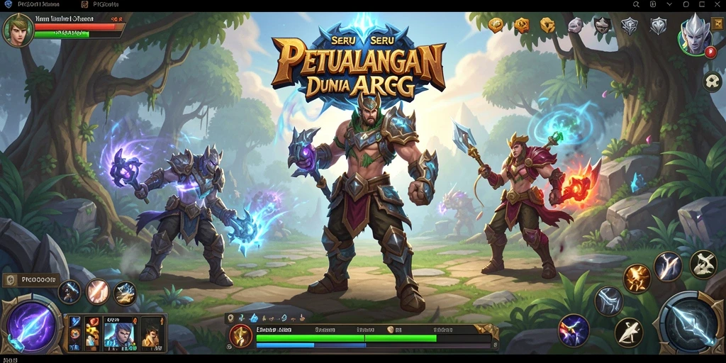 Screenshot PRG007 menampilkan aksi bertarung yang mendebarkan dalam dunia ARPG.