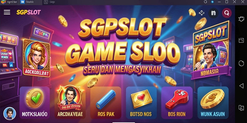 Tampilan gameplay SGPSLOT yang memukau dan penuh warna.