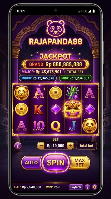 Tampilan utama aplikasi rajapanda88 yang informatif.